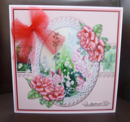 Beautiful Garden Topper by Jayne Jones