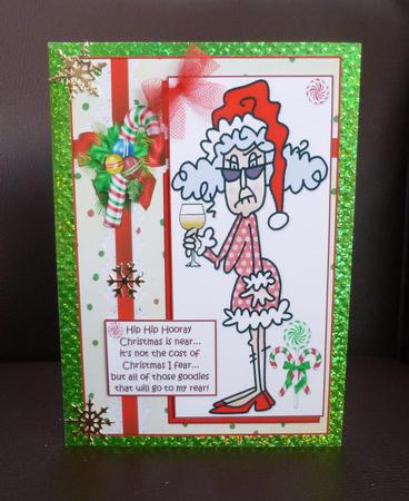 Stella Cost of Christmas Decoupage or Quick Card Mini Kit by Jayne Jones