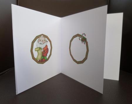 Santa with His List Insert by Jayne Jones