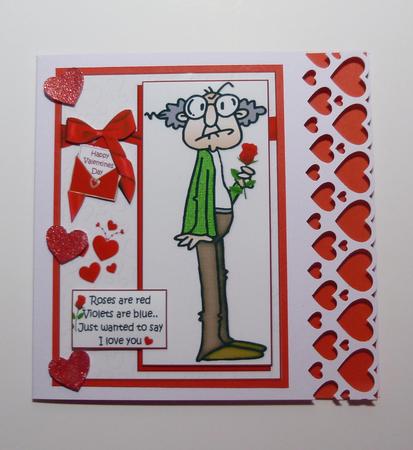 Gus Sends His Valentine Love Quick Card by Jayne Jones