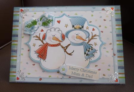 Merry Christmas from the Two of Us Quick Card by Jayne Jones