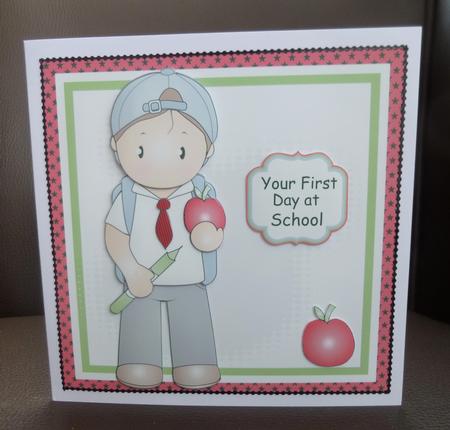 School Boy Andy Birthday/thank You Teacher Topper by Jayne Jones