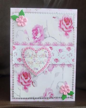 All My Love Card Front by Jayne Jones