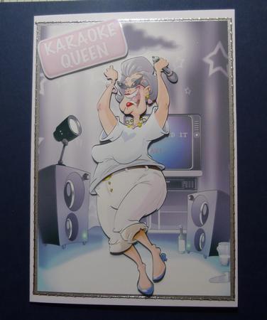Karaoke Queen Dudess Cloud by Jayne Jones