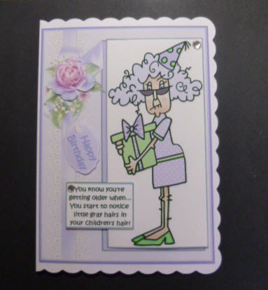 Stella's Children Have Gray Hairs Oh My! Quick Card by Jayne Jones