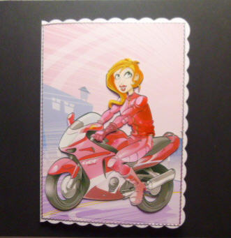 Biker Chick Pink by Jayne Jones