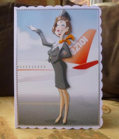 Air Hostess Orange by Jayne Jones
