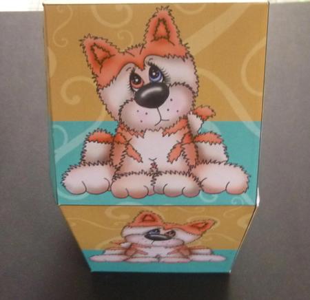 Husky Dog Birthday Gift Box by Jayne Jones