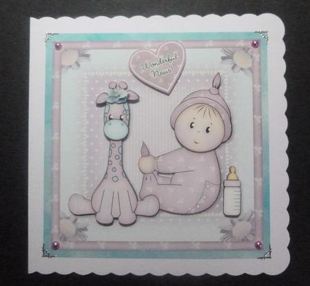 Giraffe Baby Girl Mini Kit by Jayne Jones
