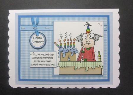 Gus Has Reached That Age Quick Card by Jayne Jones