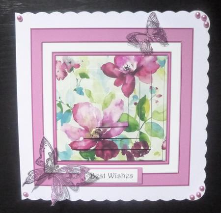 Watercolour Floral in Purple Mini Kit by Jayne Jones
