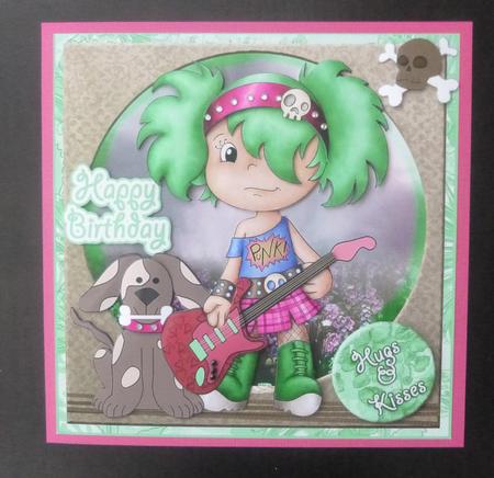 Mini Kit- Little Miss Punk- Oh So Cute #4 by Jayne Jones