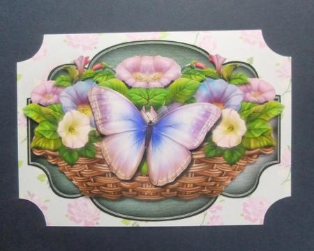 Scallop Topper Vintage Flowers Mini Kit by Jayne Jones