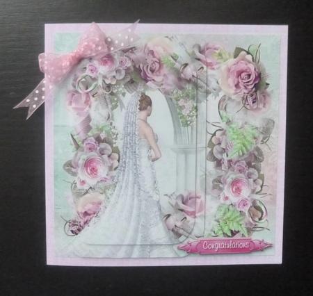 Pink Flowers Wedding Mini Kit by Jayne Jones