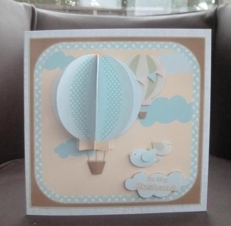 Up Up and Away 3D Balloon Card Mini Kit by Jayne Jones