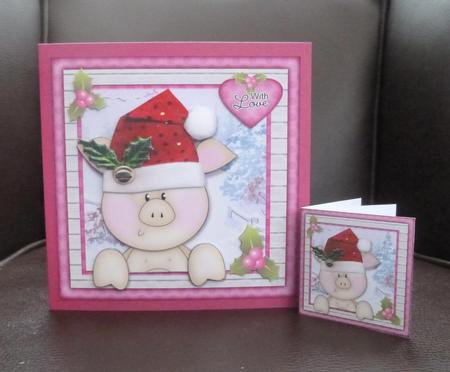 Piggin' Christmas Mini Kit by Jayne Jones