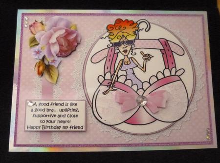 Rita and Her Good Friend Quick Card by Jayne Jones