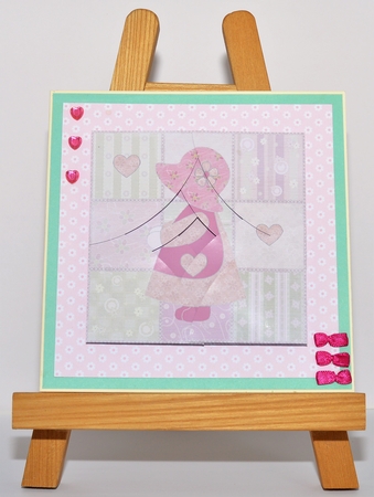 Sunbonnet Sue Curved Spiral Stacker by Jackie Bullock