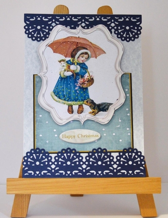 Vintage Snowgirl Over the Top by Jackie Bullock