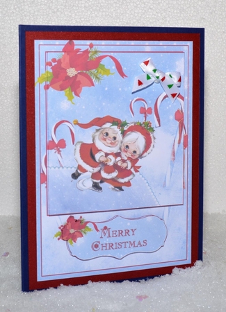 Mr and Mrs Claus Go Skating by Jackie Bullock