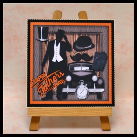 Male Card Gentleman by Jackie Bullock