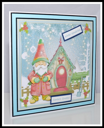 Santas Grotto Christmas Topper by Jackie Bullock