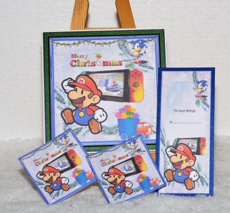 Christmas For Mario mini kit by Jackie Bullock