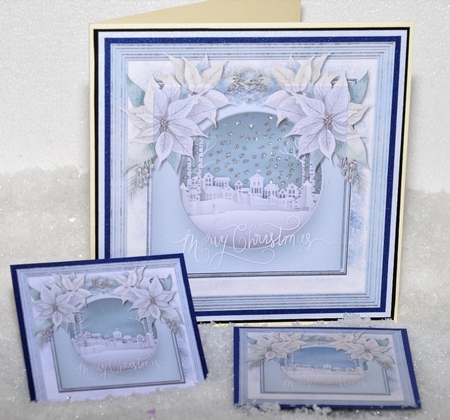 Christmas 3d paper art a4 3 by Jackie Bullock