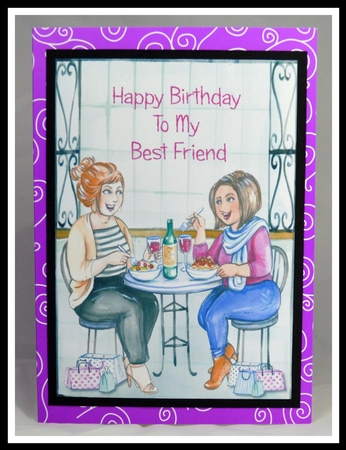 Best Friend Birthday by Jackie Bullock