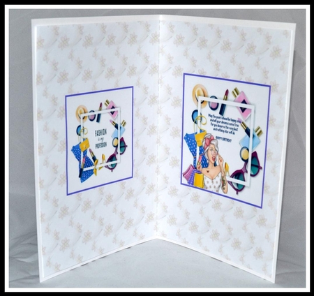 Listen to the voices A5 birthday insert by Jackie Bullock