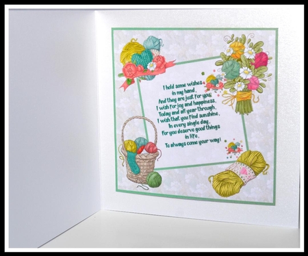 Yarn wants birthday insert by Jackie Bullock
