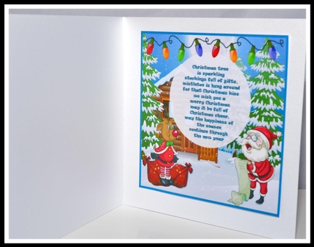 Santa delivers insert with verse by Jackie Bullock
