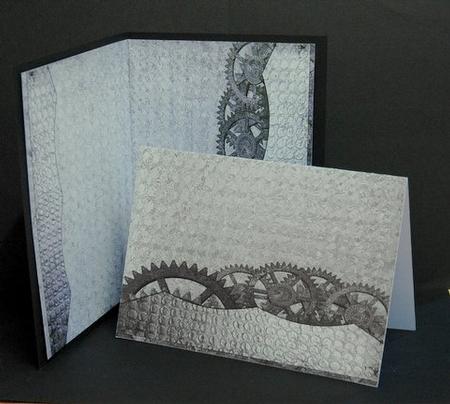 Insert ,steam Punk Trim to Desired Size Black and White by Jackie Bullock