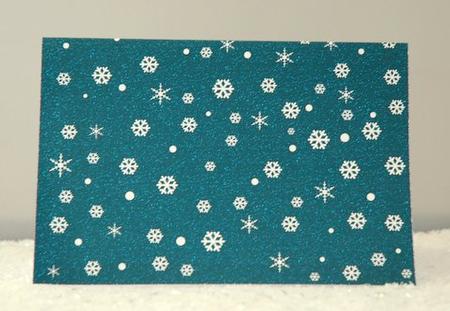 Let It Snow Christmas Background 6 by Jackie Bullock