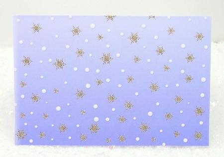 Gold & White Snowflakes Background 2 by Jackie Bullock