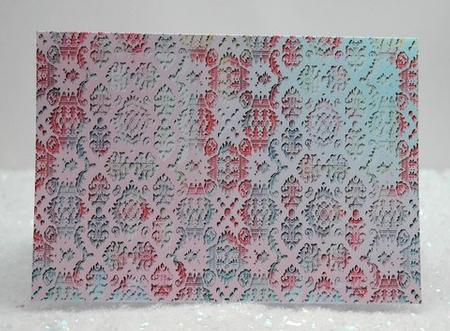 Delicate Pastel Damask Backing Paper by Jackie Bullock