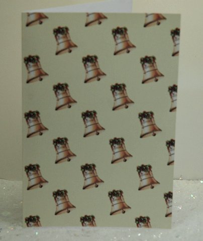Vintage Christmas Bells Backing Paper by Jackie Bullock