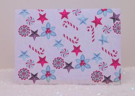 Christmas Stars, Holly, and Candy by Jackie Bullock