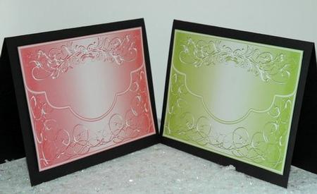 Blank Envelope Card Fronts with Swirls 8 by Jackie Bullock