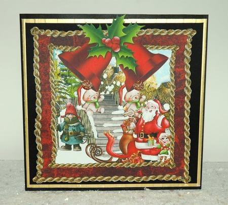 Shaped Layer Framed Christmas by Jackie Bullock