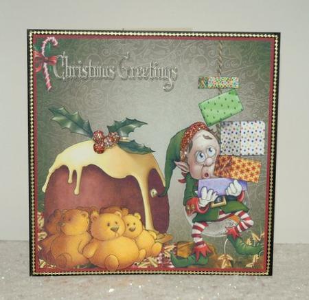 Christmas Pud and Presents by Jackie Bullock