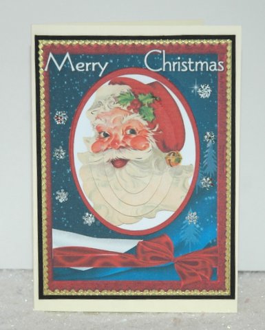 Lovely Victorian Santa ( Pyramarge ) by Jackie Bullock