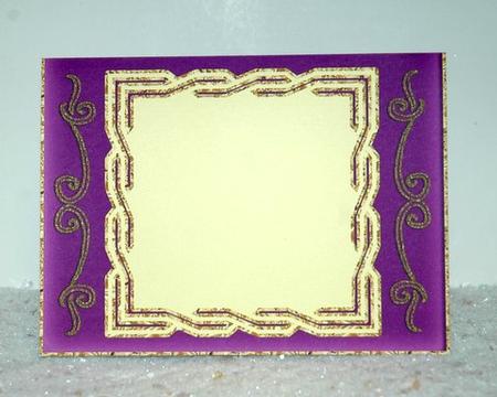 Multi Occasion Card Base or Insert 2 by Jackie Bullock