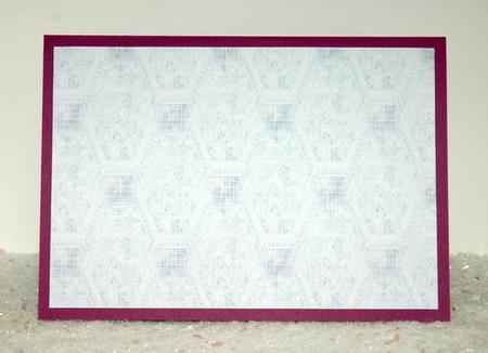 Blue and Silver Fancy Paper by Jackie Bullock