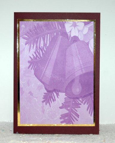 Purple Christmas Paper 4 by Jackie Bullock
