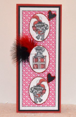 Love Bandit Card Front by Jackie Bullock