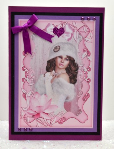 A4 Pink Elegance by Jackie Bullock