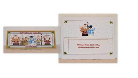 Santa & His Friends Large Dl Insert 2 by Jackie Bullock