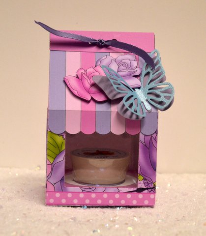 3D Time for Roses Milk Carton Cupcake or Treat Box Mini Kit by Jackie Bullock