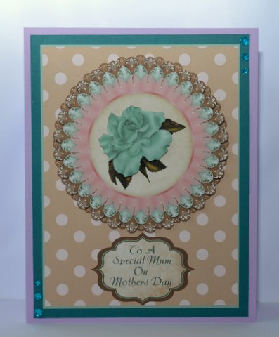 Mothers Day Rosette by Jackie Bullock